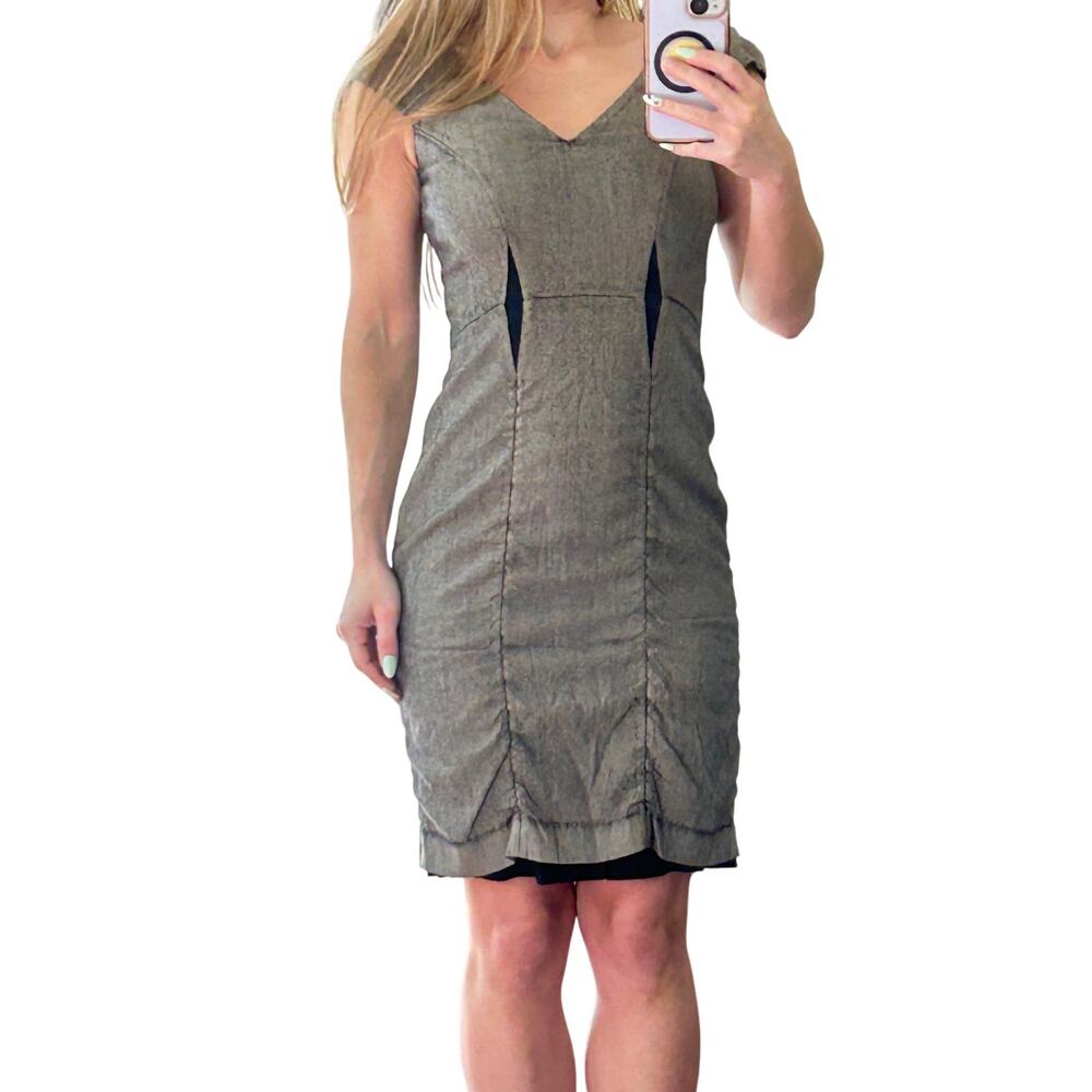 BOSS Hugo Boss Dilova Black Label Virgin Wool Dress - Size 2